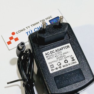 Adapter DC 7.5V - 2A / Đầu cắm 5.5mm x 2.1mm