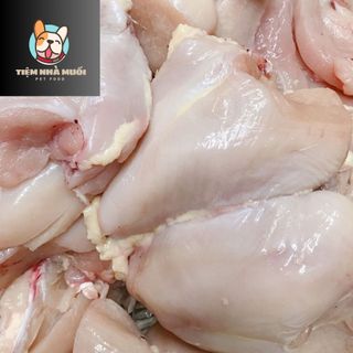 Ức gà phile 1KG - ức gà phile miếng ko da xương - [ ức gà tươi mỗi ngày ] - đồ ăn cho mèo chó - pate tươi - thịt gà - gà