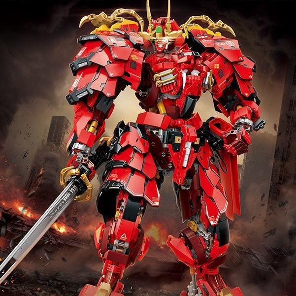 Mô hình TOPTOY Shou MOSHOW mô hình đồng thương hiệu hiệu ứng tổ tiên Kai Tiger mech khối xây dựng mô