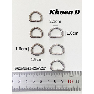 [Lẻ 1 cái] Khoen D phụ kiện túi