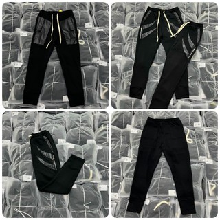  Quần jogger nam chất nỉ phối túi da cực ngầu - Quần jogger nam chất nỉ phối túi da cao cấp 