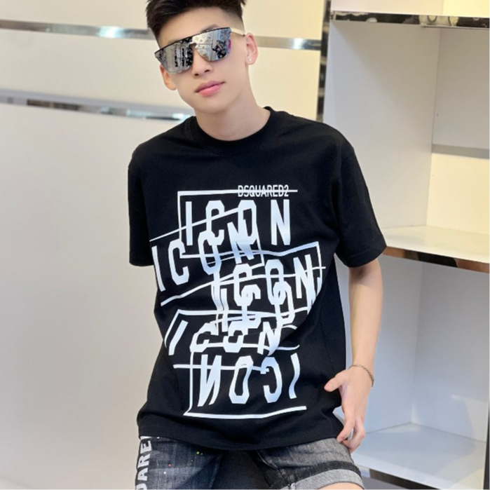 Áo Thun nam DSQ 083 hình in nhiệt cao cấp vải cotton co dãn 4 chiều phù hợp cho nam