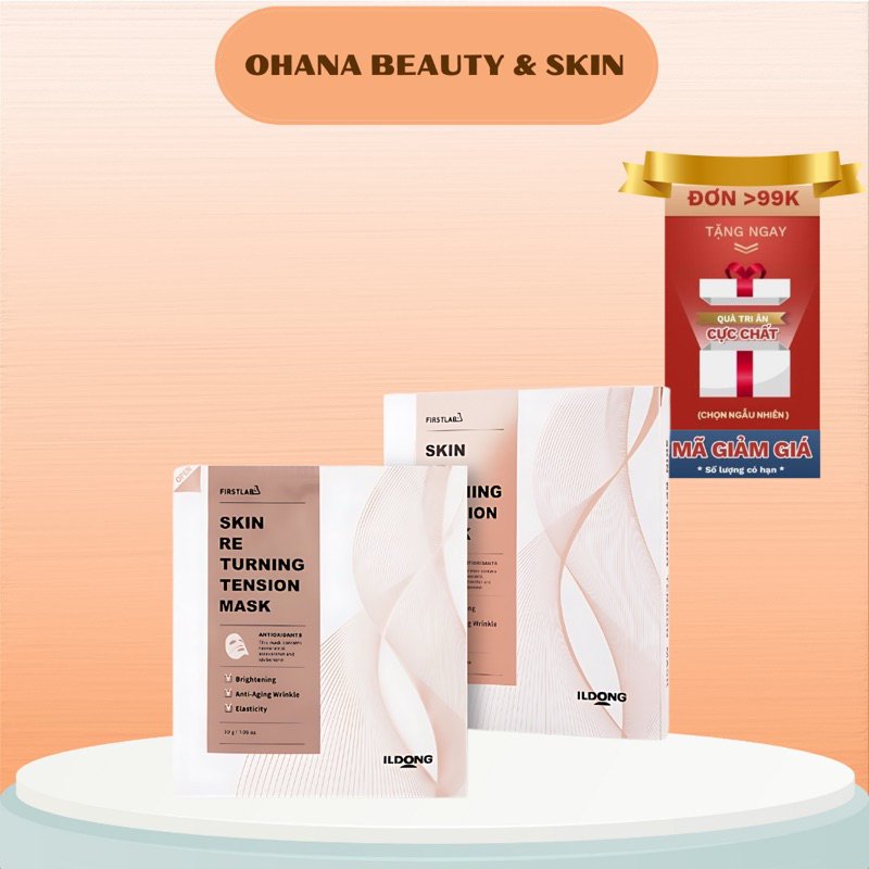 ILDONG FIRSTLAB MẶT NẠ PHỤC HỒI LÀN DA SKIN RETURNING TENSION MASK 30g (1EA/4EA)