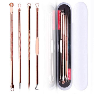 Bộ 4 Cây Nặn mụn 2 Đầu Nặn Mụn Đầu Đen Chuyên Dụng Cao cấp
