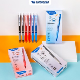 Bút bi thiên long tl-095, combo hộp 20 bút
