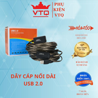 Dây cáp nối dài usb 2.0 5m 10m 15m có chíp hàng xịn.bảo hành 6 tháng