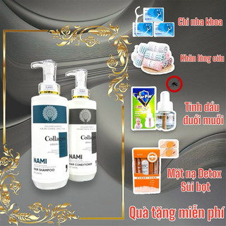 Dầu gội cho tóc khô sơ Collagen Nami 800ml
