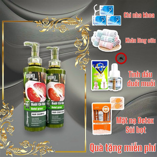 Dầu Gội Xả Yuki Plus Bưởi Cô Đặc Betel Grass 800ml