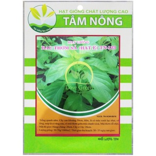 Hạt Giống Rau Thơm Sả (Hạt É Trắng) 1G Tâm Nông