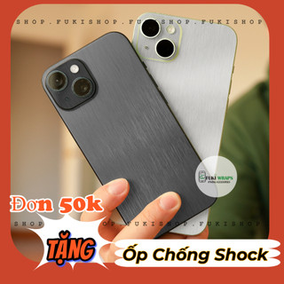 [9 MÀU] Tấm Dán mặt sau Skin Nhôm Xước Dành cho  ip6 ip6s 6plus 7plus 8plus ip7 ipX ipXS