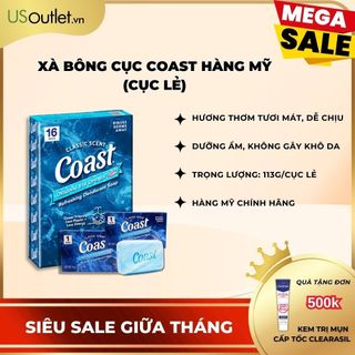 Xà bông cục Coast Classic Soap 113g hàng Mỹ