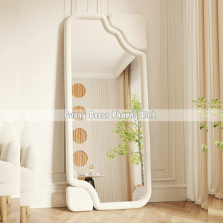 Gương decor 2 góc trang trí phòng khách,phòng ngủ,cửa hàng tuấn tú decor cao cấp