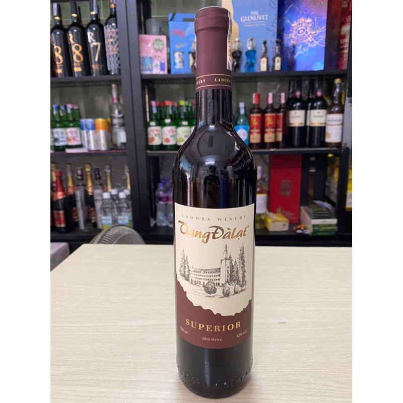 Vang đỏ Đà Lạt SUPER.IOR 12% 750ml