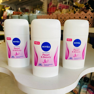 [CHÍNH HÃNG]Sáp lăn khử mùi Nivea Ngọc Trai trắng mịn 50ml(mẫu mới)