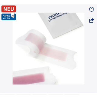 Miếng dán wax tẩy lông mặt ria mép lông mày Balea