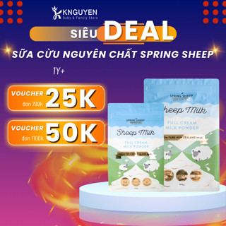 Sữa cừu 100% nguyên chất dạng bột SpringSheep Pamu túi 350g/850g