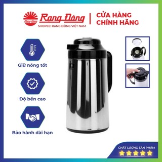 Phích đựng nước nóng 1 lít Rạng Đông INOX cao cấp có nút ấn - Tổng kho kim khí điện nước 1040ST2