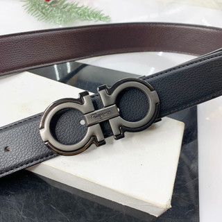 Thắt lưng nam dây nịt nam cao cấp mặt a khoá vàng trắng bấm lỗ bản dây 32mm giaynamdep218
