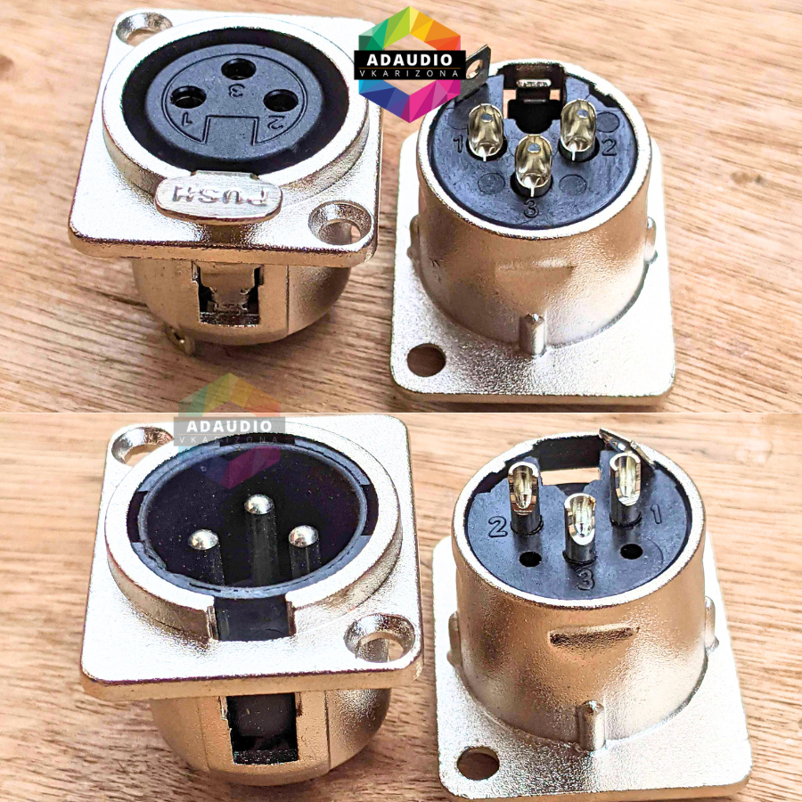 Jack canon âm gắn board mạch