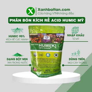 Phân bón kích rễ acid humic bột nhập khẩu từ mỹ 1 kg