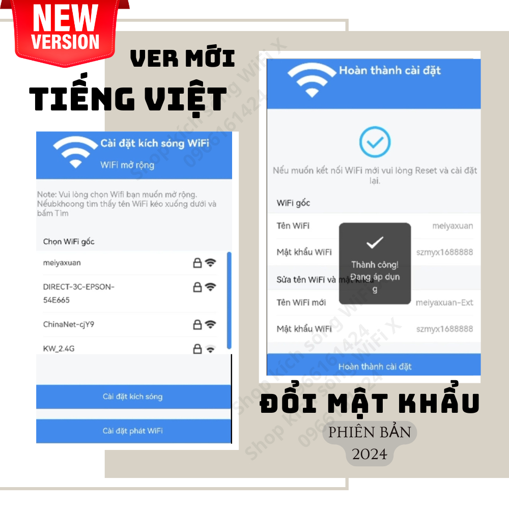 Kích sóng Wifi 6 râu tốc độ cao 300Mbs. Mở rộng vùng phủ sóng, cải thiện tốc độ mạng Wifi, khắc phục mất sóng giật lag | BigBuy360 - bigbuy360.vn