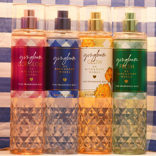 [auth Mỹ] Body mist GINGHAM GORGEOUS - gingham hồng full 236ml