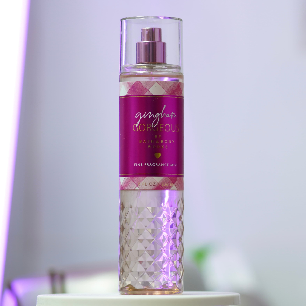 [auth Mỹ] Body mist GINGHAM GORGEOUS - gingham hồng full 236ml