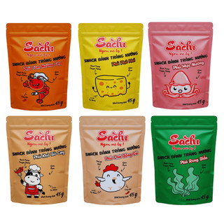 Snack Bánh tráng Sachi/bánh tráng nướng Sachi Vị Gà Cay/Vị bò cay/Vị phô mai 45g