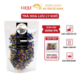Trà hoa lưu ly/salem tím an thần ngủ ngon giảm lo âu căng thẳng 50g -100g | ozat food