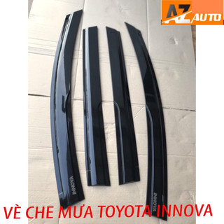 Vè che mưa TOYOTA INNOVA 2017-2023 Thái chất liệu dày dặn - tặng kèm keo trợ dính