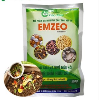 Chế Phẩm Vi Sinh EMZEO Ủ Phân Và Rác Thải Hữu Cơ Gói 200g