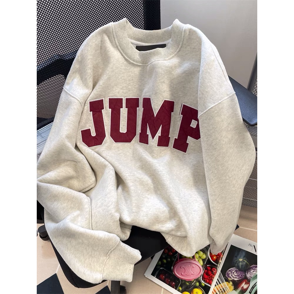 Áo sweater JUMP nhiều phân loại form rộng chất nỉ bông mặc siêu ấm . Áo nỉ thu đông nam nữ mặc đẹp