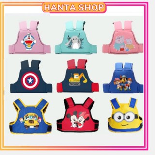 Đai đi xe máy cho bé DODOTO chất lượng cao 1-10 tuổi , đeo vai, thắt lưng, đai ngực