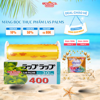 Màng Bọc Thực Phẩm Laspalm Chính Hãng Bọc Thực Phẩm PVC Co Giãn Màng Bọc Thức Ăn Có Dao Cắt 30cm