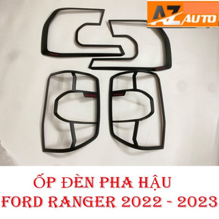 Ốp đèn pha hậu ford ranger 2022 - 2024 nhựa đen cao cấp