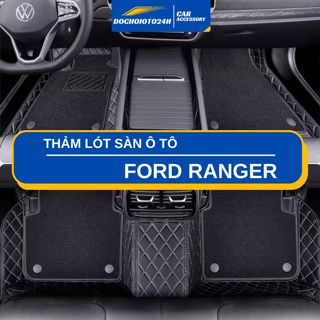 Thảm lót sàn ô tô 6D Ford Ranger (đủ các đời xe) bảo vệ sàn xe, không mùi, không thấm nước
