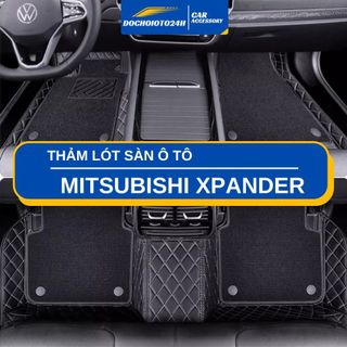 Thảm lót sàn ô tô 6D Mitsubishi Xpander (2018-2024) bảo vệ sàn xe, không mùi, không thấm nước