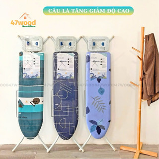 Cầu là quần áo kiểu thái lớn tăng giảm độ cao - Kệ để ủi đồ tăng giảm độ cao 47wood