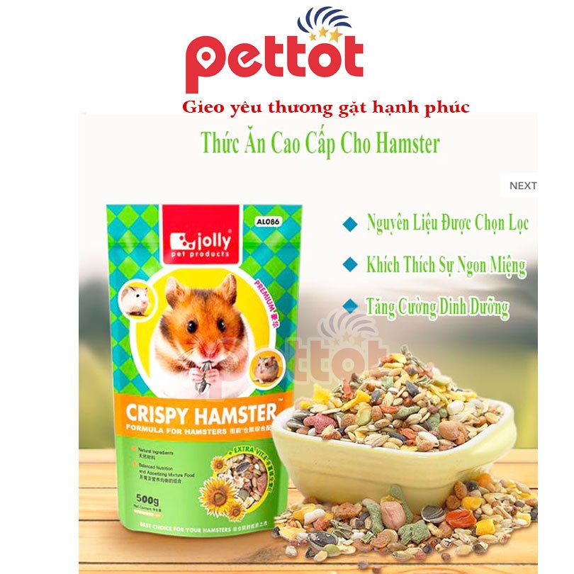 Alex Thức ăn Hamster cao cấp 500g - AL086