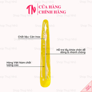 Cây móc khoé, cây lấy khoé bao bì vàng dụng cụ hỗ trợ làm móng tay nghệ thuật nail