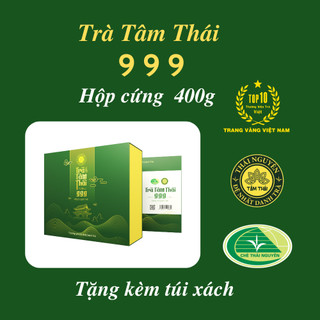 Trà Đinh Cao Cấp 400g(4 gói 100) + túi Trà Tâm Thái Trà Thái Nguyên Trà Đinh Tân Cương Cao Cấp 400g