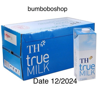 Thùng 12 hộp sữa tươi TH TRUE MILK ít đường 1 lít - date 12/2024