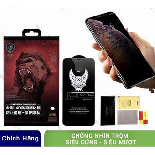 kính cường lực chống nhìn trộm CÓ HỘP + KHÔNG HỘP