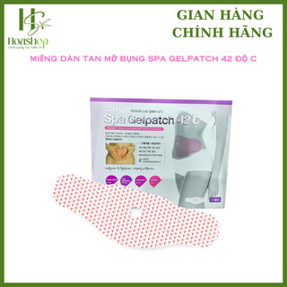 Hộp 5 miếng dán tan mỡ bụng spa gel patch