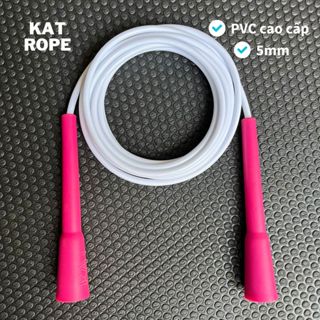 Dây nhảy thể dục PVC 5mm, lõi nylon / Speed rope KAT 01