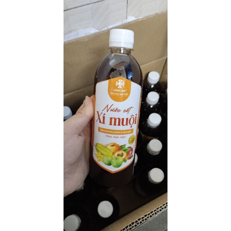 Nước cốt xí muội Hồng Lam 500ml