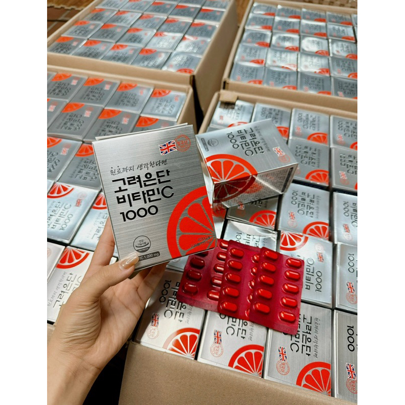 Viên uống Vitamin C 1000mg Eundan Yuhan Hàn Quốc trắng da, tăng cường hệ miễn dịch