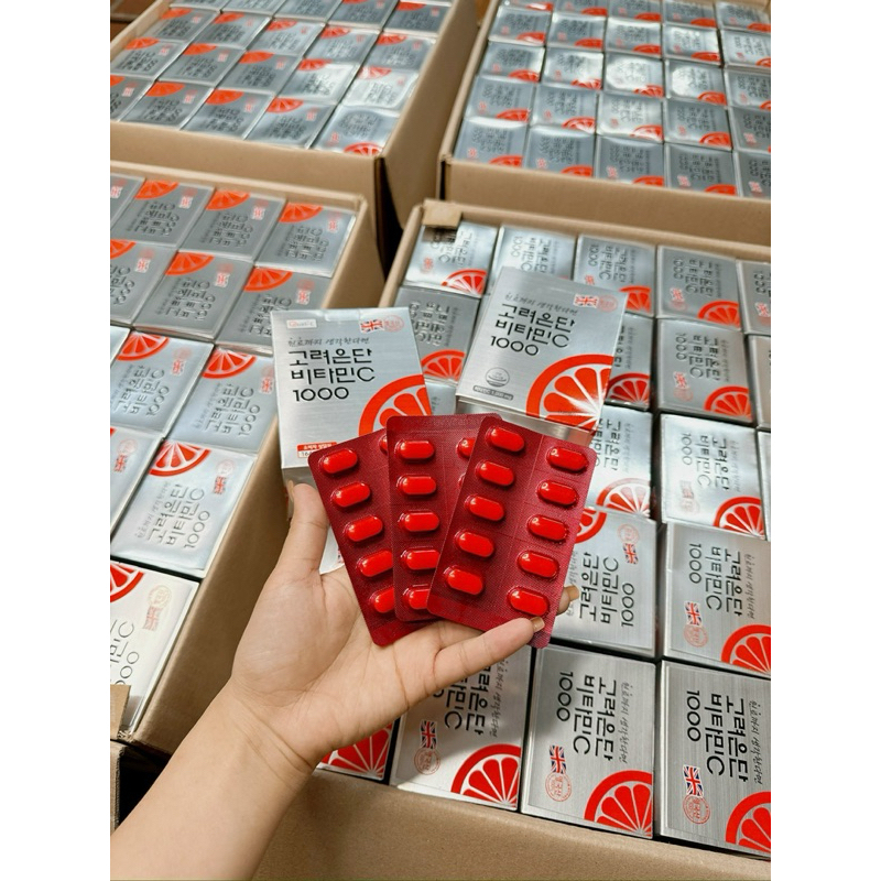 Viên uống Vitamin C 1000mg Eundan Yuhan Hàn Quốc trắng da, tăng cường hệ miễn dịch