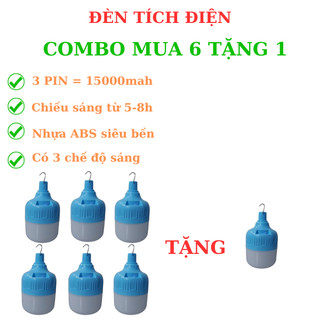 COMBO ĐÈN TÍCH ĐIỆN MUA 6 TẶNG 1