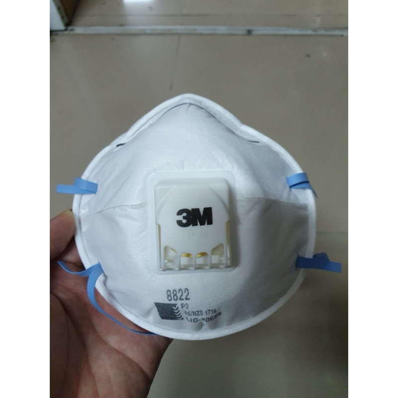 [Chính Hãng ]Khẩu trang 3M 8822, tiêu chuẩn lọc N95, khẩu trang có van thở, chống bụi mịn PM2.5